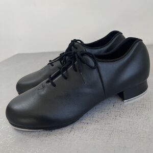 Bloch Women's #2 Shockwave Black Leather Dance Jazz Tap Shoes Size 7M